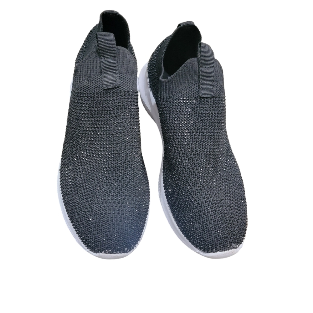 Anne Klein Black Sparkle Slip On - Picture 2 of 6